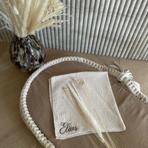 Lange en gaze de coton beige