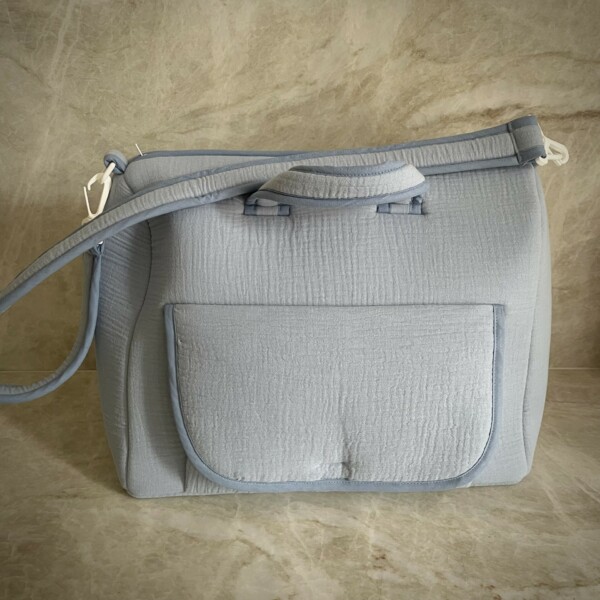 Sac à langer en gaze de coton (plusieurs couleurs) – Image 3