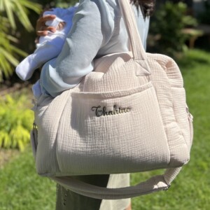 Sac à langer en gaze de coton